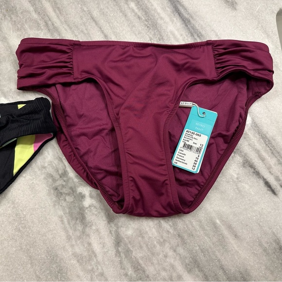 NWT 2 swimsuit bikini bottoms Seafolly and Maaji - Picture 3 of 8